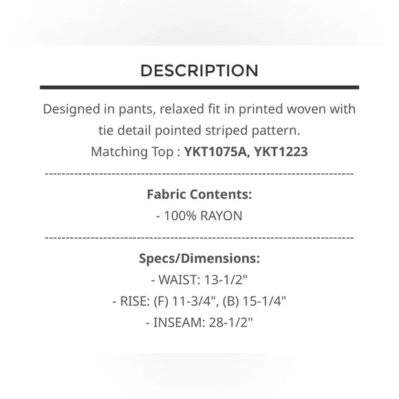 POL Floral Boho Jogger Pants Women’s Small NWT - Picture 6 of 6